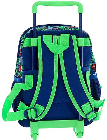 Mochila con ruedas minecraft creeper 32 cm con asa telescópica