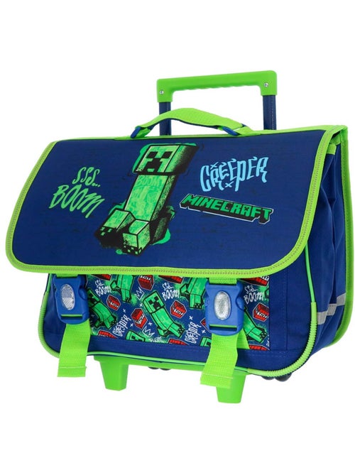 Mochila con ruedas minecraft creeper boom 41 cm con 2 ruedas - Kiabi Mochila con ruedas minecraft creeper boom 41 cm con 2 ruedas - Kiabi