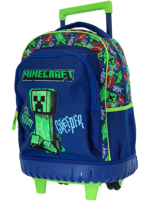 Mochila con ruedas minecraft creeper boom 43 cm asa telescópica - Kiabi Mochila con ruedas minecraft creeper boom 43 cm asa telescópica - Kiabi