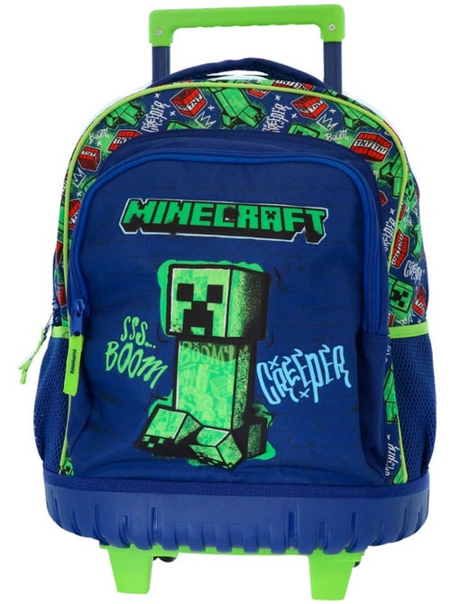 Mochila con ruedas minecraft creeper boom 43 cm asa telescópica - Kiabi Mochila con ruedas minecraft creeper boom 43 cm asa telescópica - Kiabi