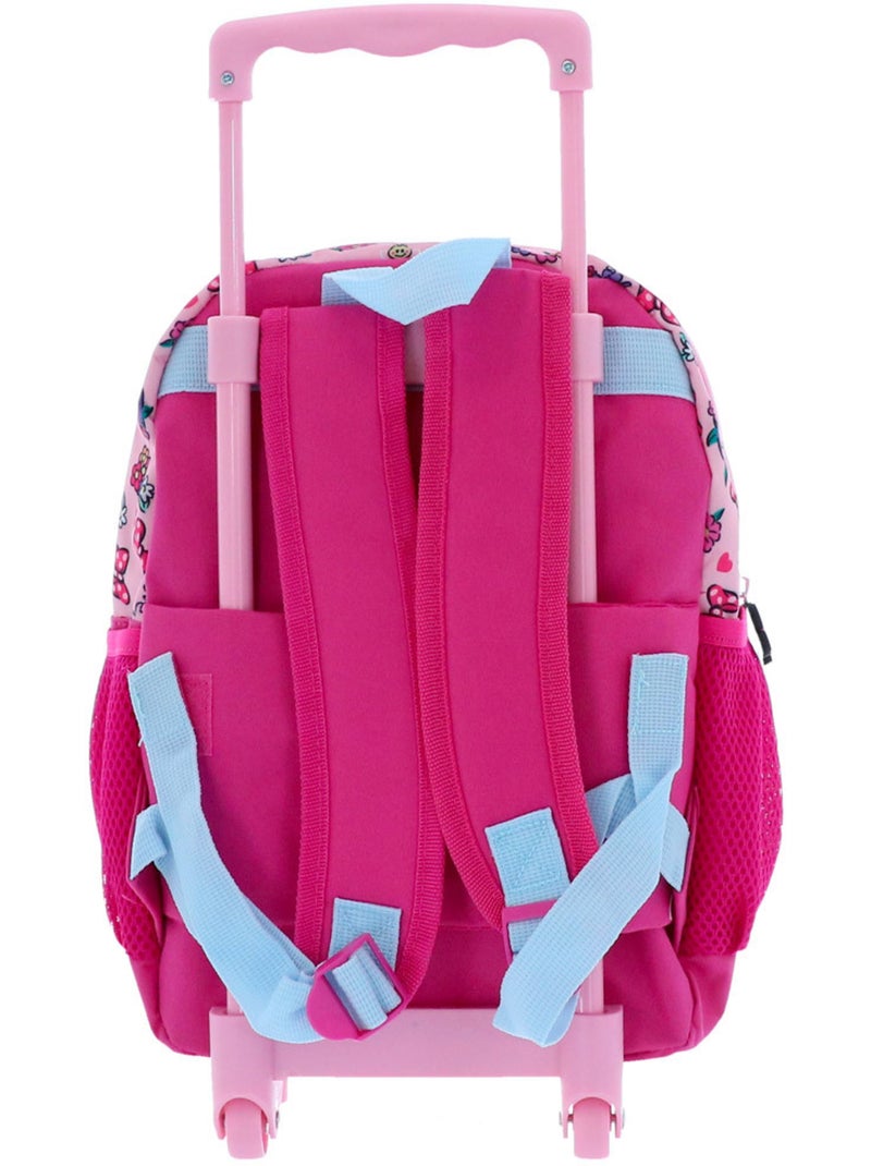 Mochila con ruedas minnie flores 3d textil 36 cm Multicolor - Kiabi