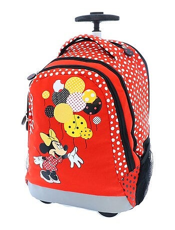 Mochila con ruedas minnie lost in dots 46 cm - disney ecm