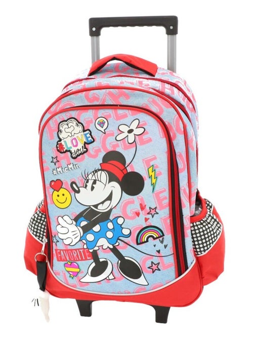 Mochila con ruedas minnie love 45 cm - disney - Kiabi