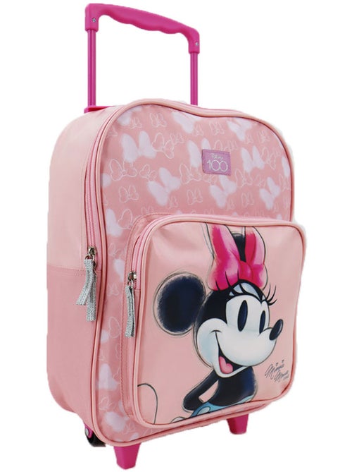 Mochila con ruedas minnie motivo lazos para l'primaria39 cm - Kiabi Mochila con ruedas minnie motivo lazos para l'primaria39 cm - Kiabi