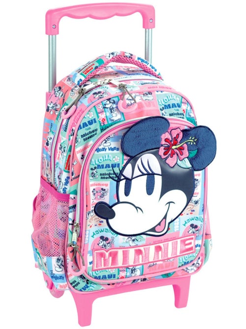 Mochila con ruedas minnie mouse collage 4 ruedas 30 cm con asa - Kiabi Mochila con ruedas minnie mouse collage 4 ruedas 30 cm con asa - Kiabi