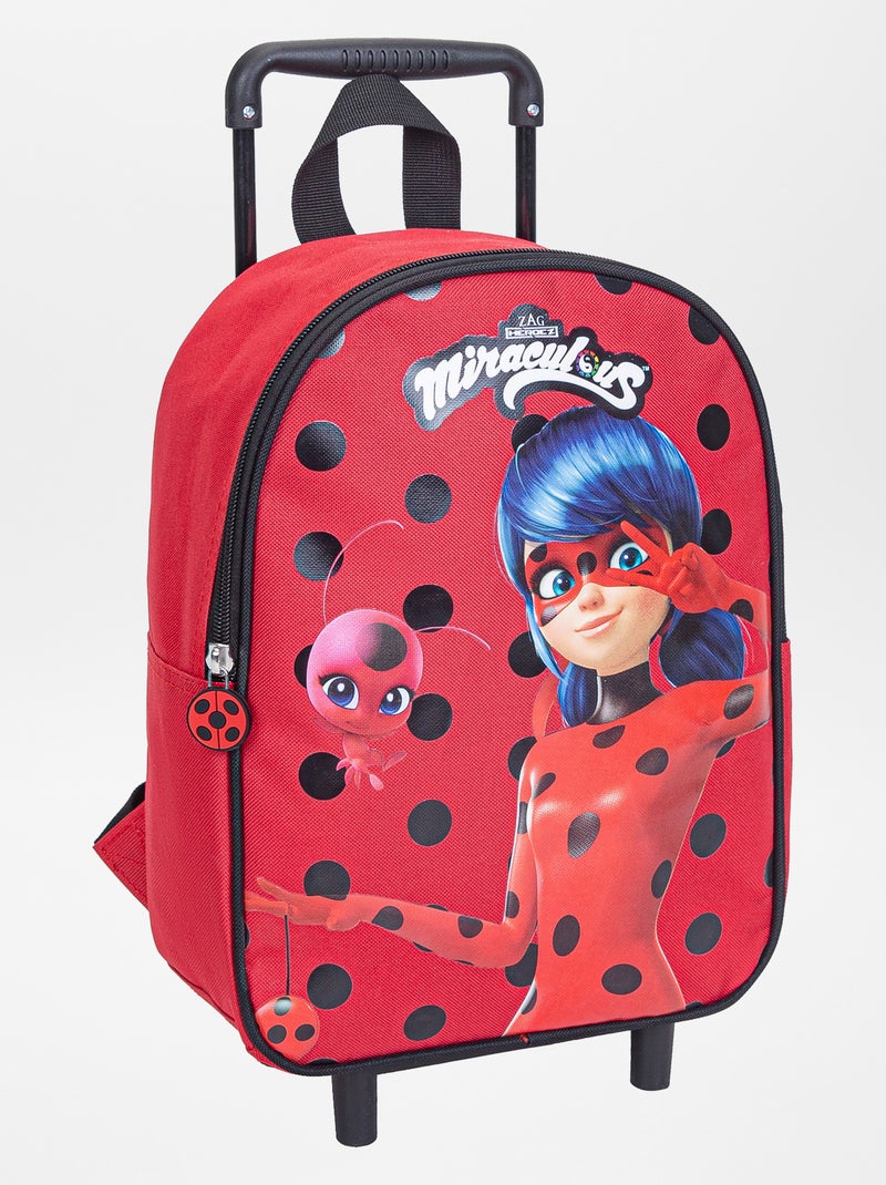 Mochila con ruedas 'Miraculous' ROJO - Kiabi