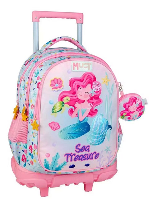 Mochila con ruedas must sirena tesoro 45 cm - Kiabi Mochila con ruedas must sirena tesoro 45 cm - Kiabi