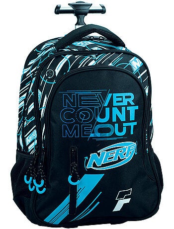 Mochila con ruedas – never count me – 48 cm – nerf