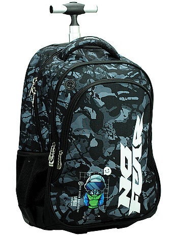 Mochila con ruedas no fear robot 48 cm - trolley escolar