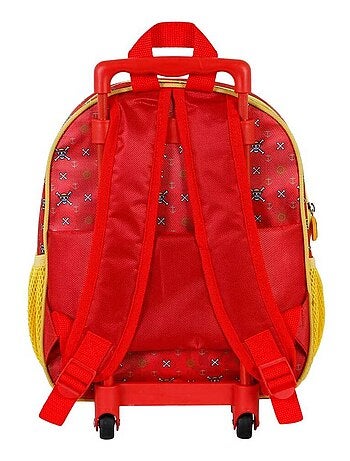 Mochila con ruedas one piece – infantil luffy 3d – 34 cm