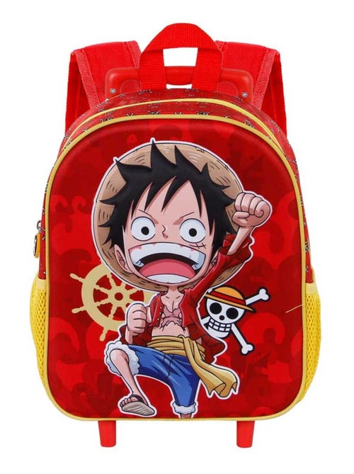 Mochila con ruedas one piece – infantil luffy 3d – 34 cm - Kiabi Mochila con ruedas one piece – infantil luffy 3d – 34 cm - Kiabi