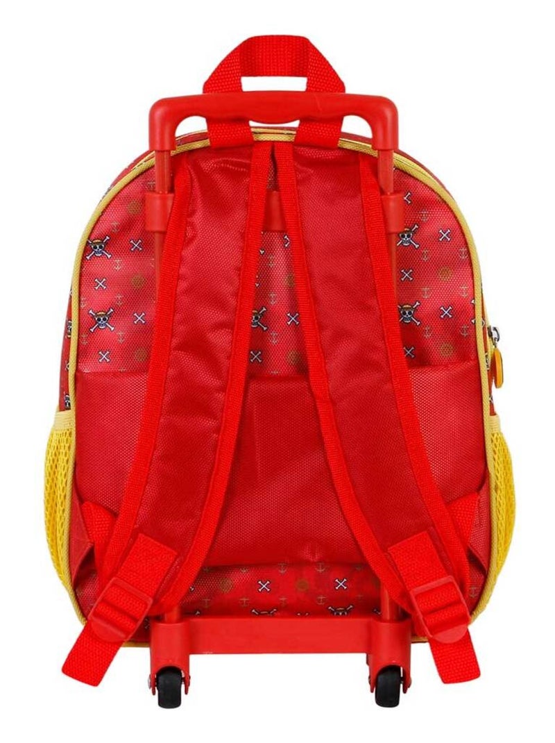 Mochila con ruedas one piece – infantil luffy 3d – 34 cm Rojo - Kiabi
