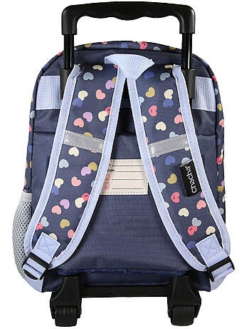 Mochila con ruedas perro y gato – chacha infantil 1 compartimento – 30 cm