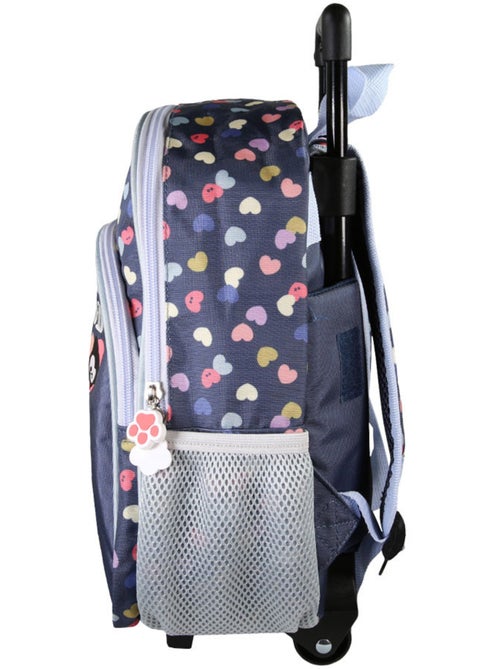 Mochila con ruedas perro y gato – chacha infantil 1 compartimento – 30 cm - Kiabi
