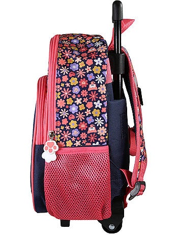 Mochila con ruedas perro y gato – chacha infantil 1 compartimento – 30 cm