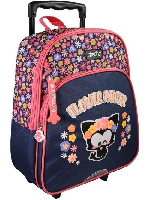 Mochila con ruedas perro y gato – chacha infantil 1 compartimento – 30 cm - Kiabi
