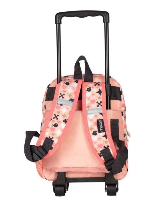 Mochila con ruedas perro y gato – chacha infantil 1 compartimento – 30 cm - Kiabi