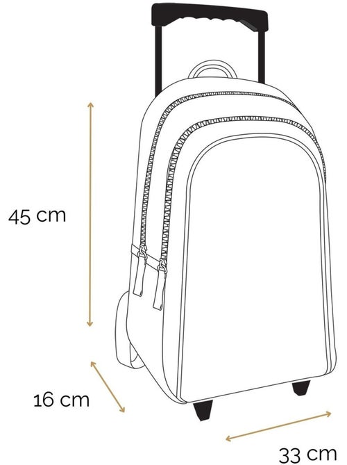 Mochila con ruedas – poivre skateur 45 cm - Kiabi Mochila con ruedas – poivre skateur 45 cm - Kiabi