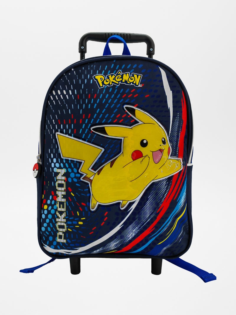 Mochila con ruedas 'Pokémon' azul - Kiabi