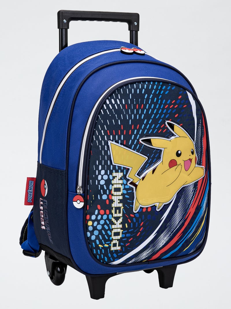 Mochila con ruedas 'Pokémon' azul - Kiabi
