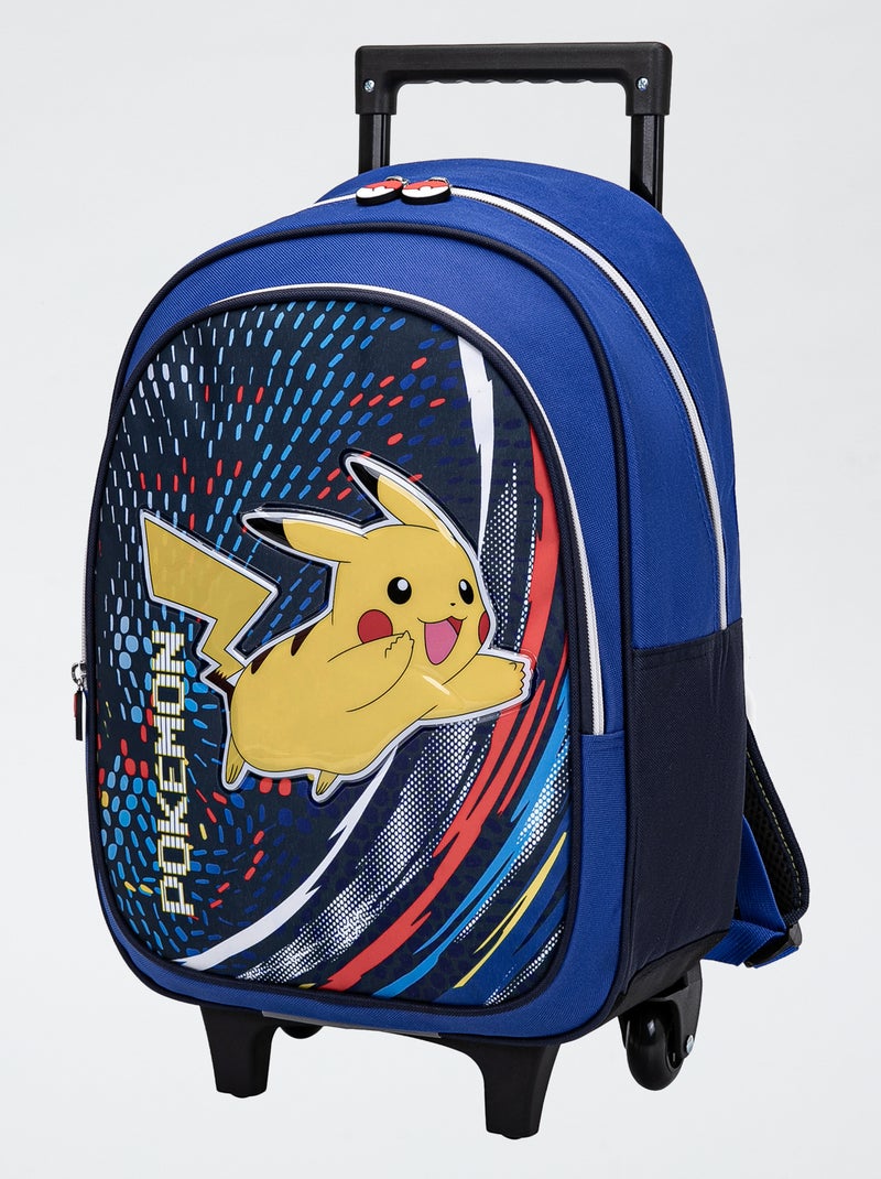 Mochila con ruedas 'Pokémon' azul - Kiabi