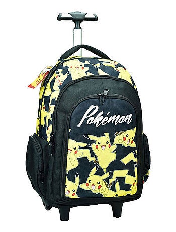 Mochila con ruedas pokémon pikachu 50 cm - mochila escolar