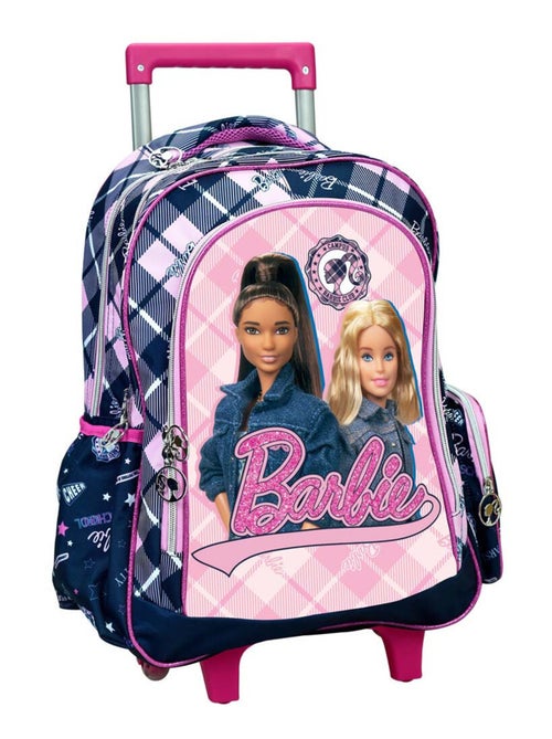 Mochila con ruedas premium barbie varsity 46 cm - Kiabi