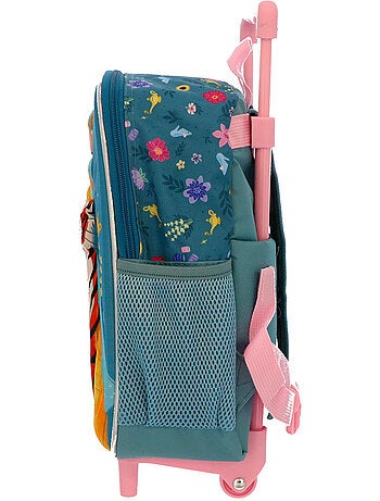 Mochila con ruedas princesas – princesas disney 3d infantil – 32 cm