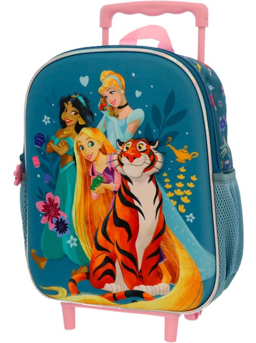 Mochila con ruedas princesas – princesas disney 3d infantil – 32 cm - Kiabi Mochila con ruedas princesas – princesas disney 3d infantil – 32 cm - Kiabi
