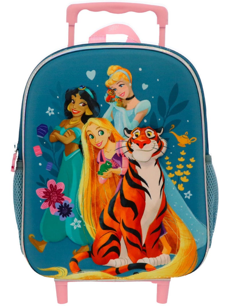 Mochila con ruedas princesas – princesas disney 3d infantil – 32 cm Multicolor - Kiabi