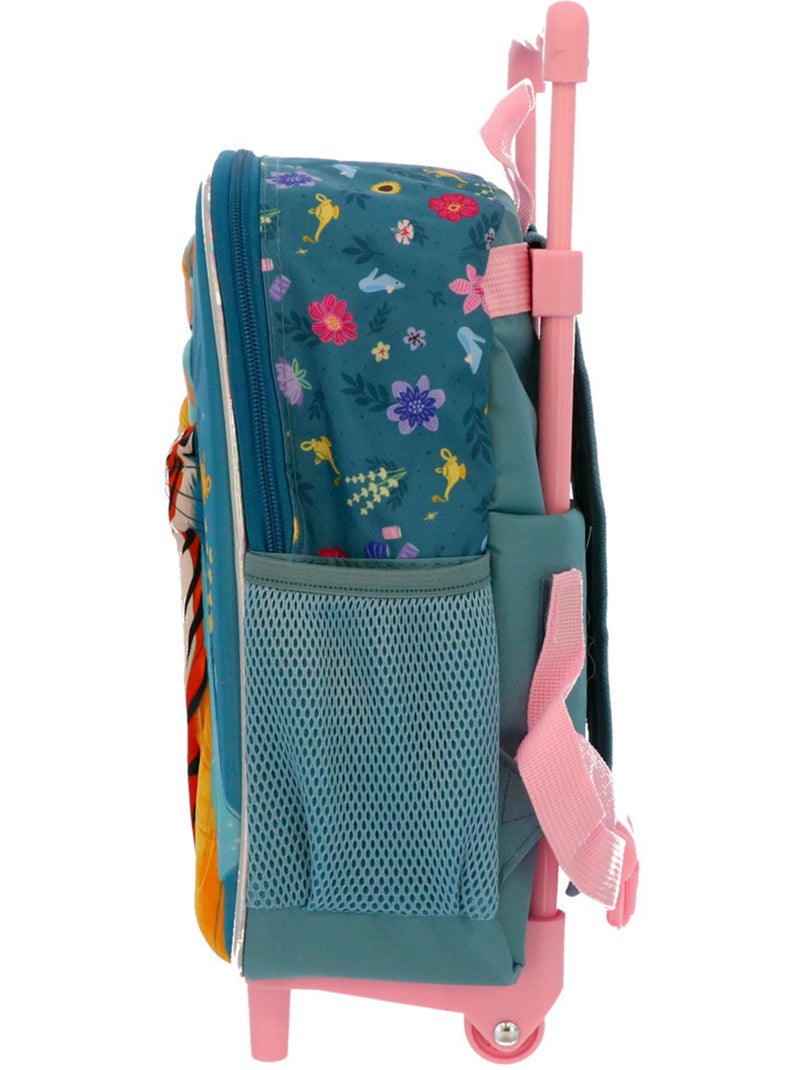 Mochila con ruedas princesas – princesas disney 3d infantil – 32 cm Multicolor - Kiabi