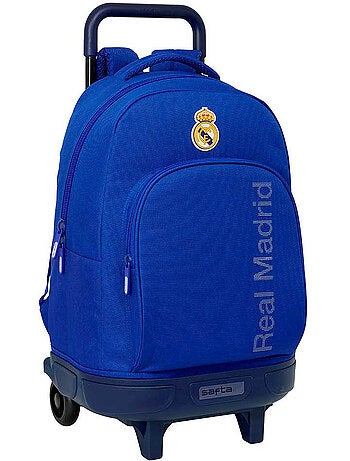 Mochila con ruedas real madrid 45 cm estampada asa telescópica 22 l