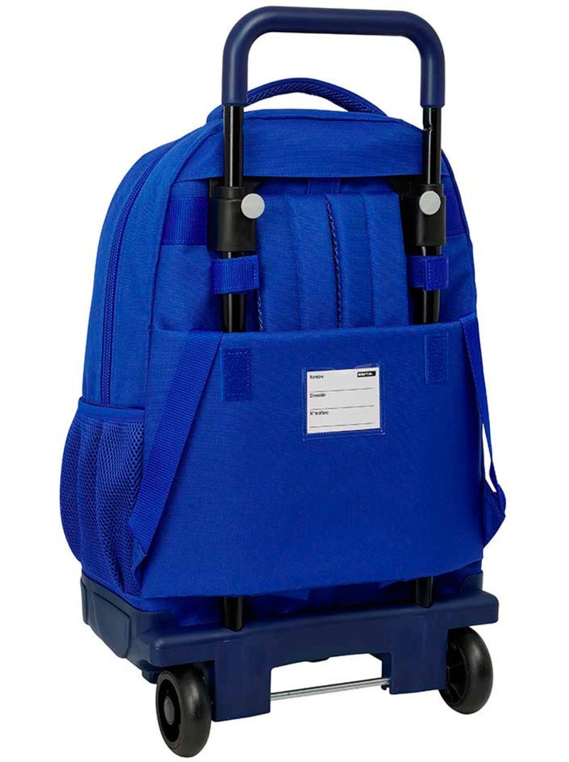 Mochila con ruedas real madrid 45 cm estampada asa telescópica 22 l Azul - Kiabi