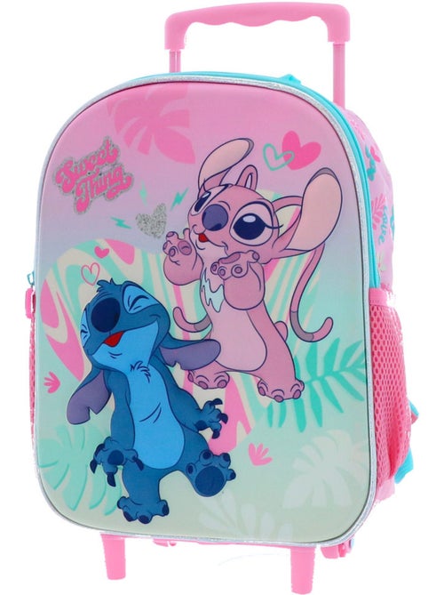Mochila con ruedas rígida 3d stitch & angel 36 cm lilo y stitch - Kiabi Mochila con ruedas rígida 3d stitch & angel 36 cm lilo y stitch - Kiabi