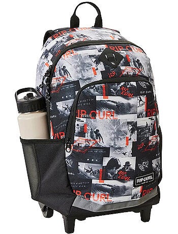 Mochila con ruedas rip curl ozone 49 cm - con compartimento para portátil