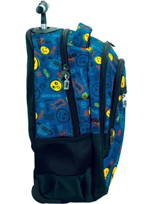 Mochila con ruedas – smiley back me up all over 2 compartimentos – 48 cm – cmp - Kiabi Mochila con ruedas – smiley back me up all over 2 compartimentos – 48 cm – cmp - Kiabi