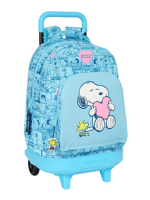 Mochila con ruedas snoopy love - trolley 45 cm - Kiabi