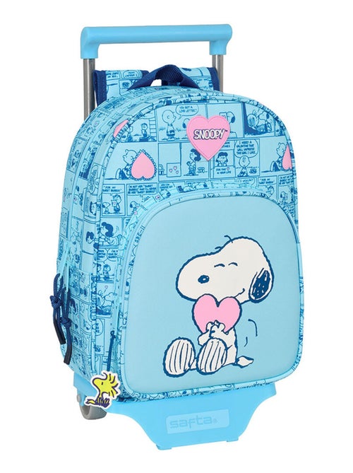 Mochila con ruedas snoopy love 34 cm trolley infantil - Kiabi