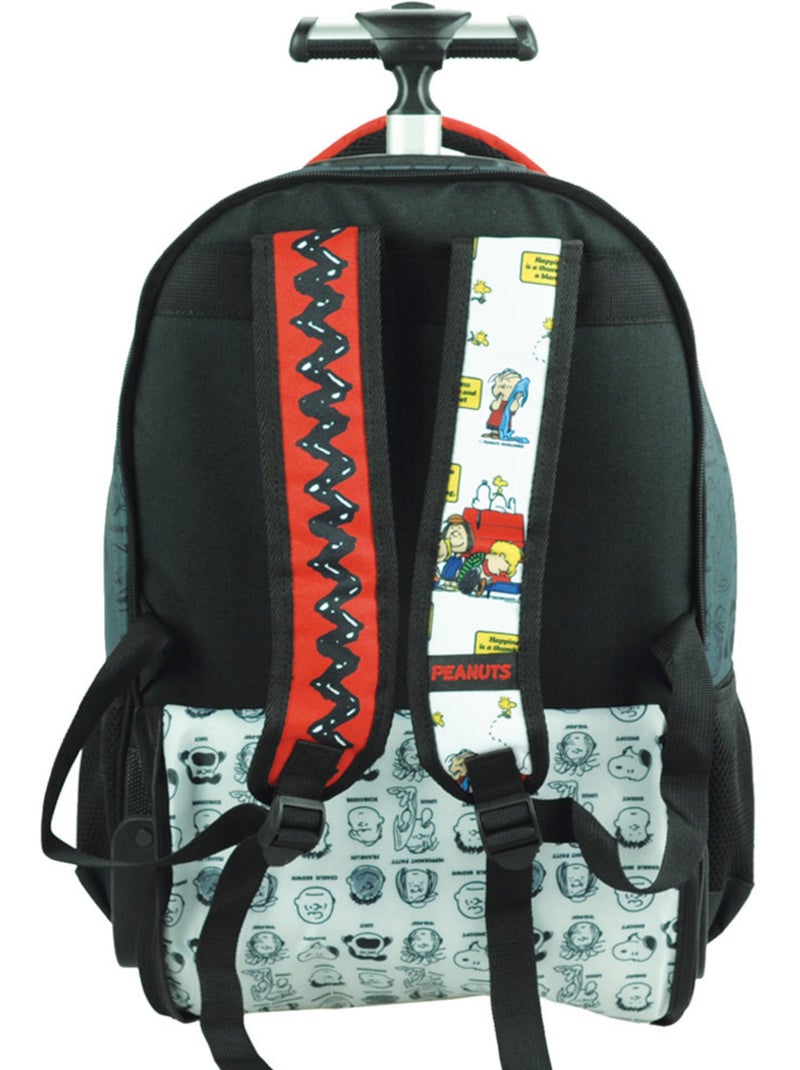 Mochila con ruedas snoopy – woodstock 2 compartimentos – 48 cm Multicolor - Kiabi