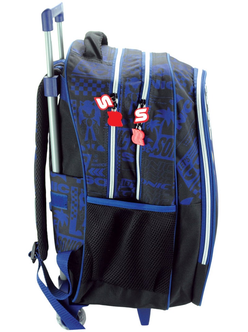 Mochila con ruedas sonic – classic let's go trolley – 46 cm Multicolor - Kiabi