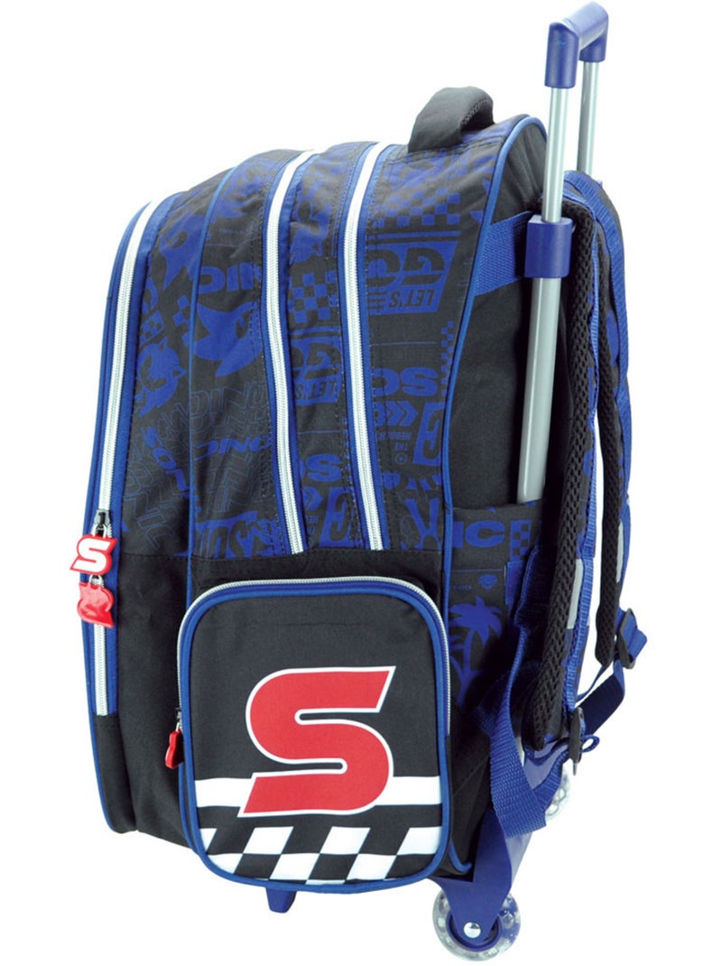 Mochila con ruedas sonic – classic let's go trolley – 46 cm Multicolor - Kiabi