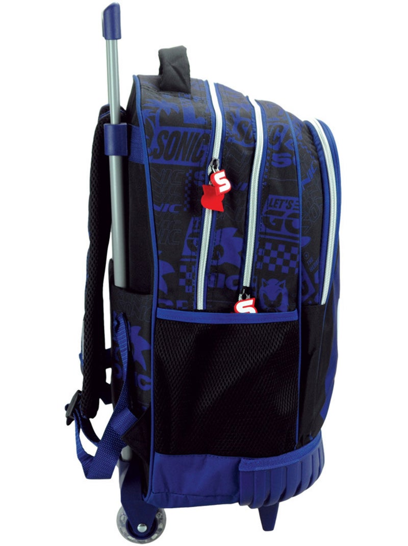 Mochila con ruedas sonic – classic let's go trolley – 46 cm Multicolor - Kiabi