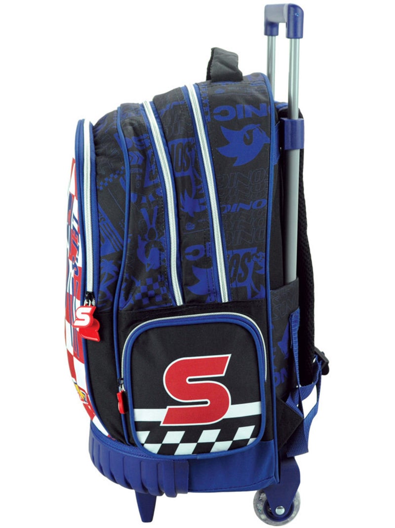 Mochila con ruedas sonic – classic let's go trolley – 46 cm Multicolor - Kiabi