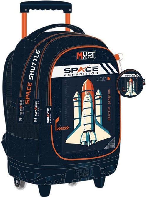 Mochila con ruedas space expedition 45 cm con 3 compartimentos must - Kiabi Mochila con ruedas space expedition 45 cm con 3 compartimentos must - Kiabi