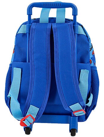 Mochila con ruedas spider-man 3d de poliéster moldeado