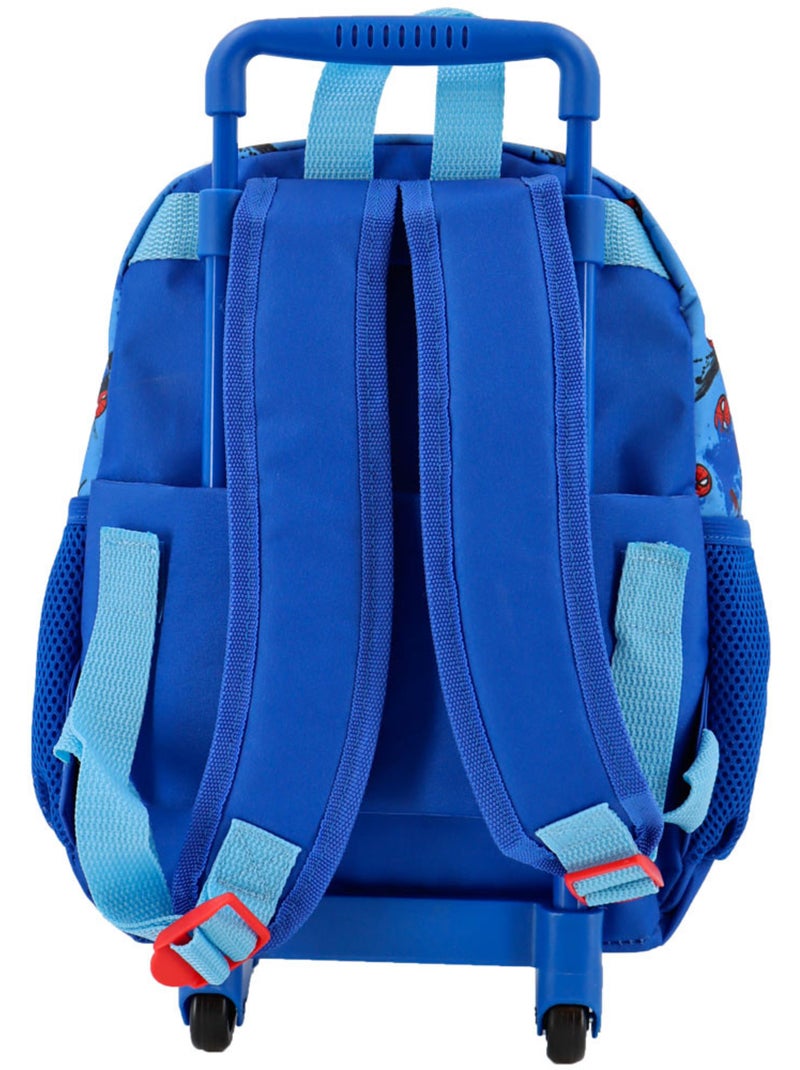 Mochila con ruedas spider-man 3d de poliéster moldeado Azul Rojo Blanco - Kiabi
