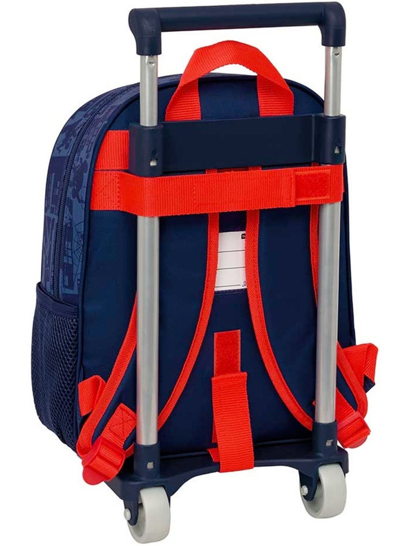 Mochila con ruedas spider-man de lona 28 cm azul marino Azul marino - Kiabi