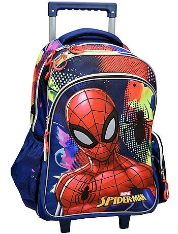 Mochila con ruedas spider-man de poliéster