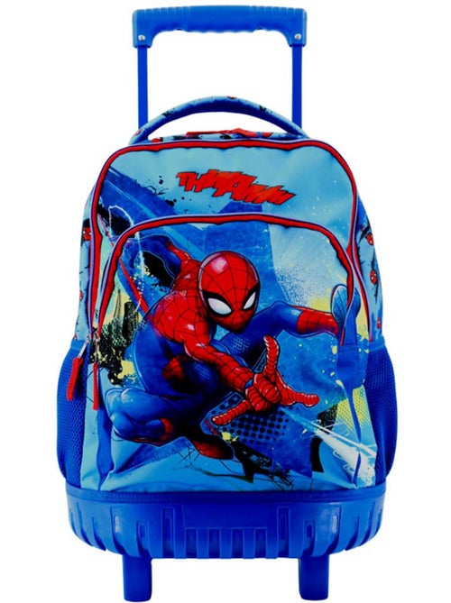 Mochila con ruedas spider-man de poliéster estampado - Kiabi Mochila con ruedas spider-man de poliéster estampado - Kiabi