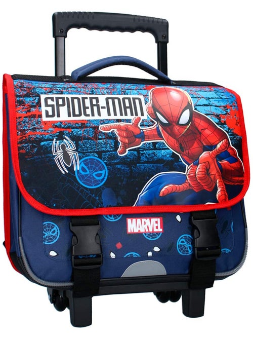 Mochila con ruedas spider-man diseño de lona 38 cm asa telescópica - Kiabi Mochila con ruedas spider-man diseño de lona 38 cm asa telescópica - Kiabi